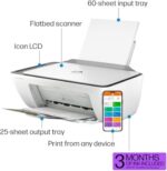 HP DeskJet 2855e Wireless All-in-One Color Inkjet Printer, Scanner, Copier, Best-for-home, 3 month Instant Ink trial included (588S5A) - Image 8