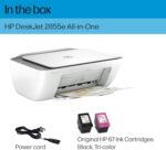 HP DeskJet 2855e Wireless All-in-One Color Inkjet Printer, Scanner, Copier, Best-for-home, 3 month Instant Ink trial included (588S5A) - Image 9