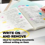 Post-it Flags Combo Pack, 4 On-The-Go Dispensers/Pack, 120 .94 in Wide and 200 .47 in Wide Flags, Assorted Colors (683-XL1) - Image 6