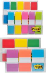 Post-it Flags Combo Pack, 4 On-The-Go Dispensers/Pack, 120 .94 in Wide and 200 .47 in Wide Flags, Assorted Colors (683-XL1) - Image 14