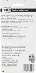 Post-it Flags Combo Pack, 4 On-The-Go Dispensers/Pack, 120 .94 in Wide and 200 .47 in Wide Flags, Assorted Colors (683-XL1) - Image 15