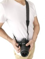 Comfort Neck Shoulder Strap with Super Load Quick Release Buckle for DSLR Video Light Action or Heavy Cameras(Black) - Image 9