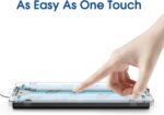 amFilm Auto-Alignment OneTouch for Samsung Galaxy S24 Ultra 6.8'' Screen Protector + Camera Lens Protector, Tempered Glass, 30 seconds Installation, Bubble Free, Case Friendly, Anti-Scratch [2+2 Pack] - Image 9
