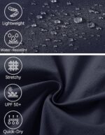 WENRONSTA Men's Hiking Work Cargo Pants Quick-Dry Lightweight Waterproof 6 Pockets Outdoor Mountain Fishing Camping Pants - Image 6