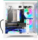 LXZ Gaming PC Desktop AMD Ryzen 7 8700F | 32GB DDR5 RAM | GeForce RTX 4070 | High-Performance Gaming & Design Computer (White) - Image 8