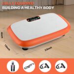 Vibration Plate Exercise Machine for Weight Loss Fitness Equipment, Vibration Plate Platform for Home Fitness,Lymphatic Drainage Shaking Full Body Shaker 99 Adjustable Speeds - Image 7