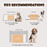 1 Pack 3 Blankets Super Soft Fluffy Premium Fleece Pet Blanket Flannel Throw for Dog Puppy Cat Paw Brown/Pink/White Small(23x16 inch) - Image 4