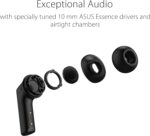 ASUS ROG Cetra True Wireless Gaming Earbuds, Low-Latency Bluetooth Earbuds, Active Noise Cancelation, 27-Hour Battery Life, IPX4 Water Resistance, Headphone with Wireless Charging,Black - Image 5
