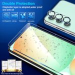 3 Pack Glass Screen Protector for Samsung Galaxy S24 FE [6.7 inch] + 3 Pack Camera Lens Protector, 9H Tempered Glass, Fingerprint Unlock, HD Clear Case Friendly Anti-Scratch - Image 7