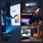[Electric Focus/Auto Keystone] Projector with WiFi and Bluetooth, Native 1080P 4K Support Outdoor Movie Projectors Max 450" Display, SOPYOU Home Theater Projector for iOS/Android/TV Stick - Image 9