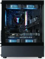 ViprTech Reaper 1.0 Liquid-Cooled PC - AMD Ryzen 7 8700F (5.0Ghz Turbo), RTX 5060 8GB, 16GB DDR5 6400, 1TB NVMe SSD, Gold PSU, VR-Ready, WiFi, BT, Win 11, Gaming Desktop Computer Prebuilt, Black - Image 4