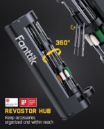 Fanttik F2 Master Mini Cordless Rotary Tool Kit 4V, NeoPulse Motor, 5 Variable Speed, 25000 RPM, Revostor Hub, 35 Accessories, Power Tool for Sanding, Polishing, Drilling, Carving, DIY Crafts - Image 5
