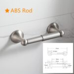 BGL Bathroom Accessory Set, Brushed Nickel Adjustable Expandable Towel Bar 4-Piece Bathroom Hardware Set Wall Mounted - Image 3
