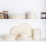 TheTerra Ceramic Dinnerware Sets for 4, 12 Pieces Porcelain Lightweight Plates and Bowls Sets, Scratch Resistant Dish Set, Oven & Microwave & Dishwasher Safe, Beige - Image 7