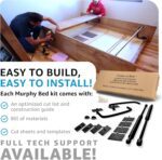 Create-A-Bed Queen Size Deluxe Murphy Bed Kit, Vertical - Image 9