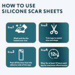 Silicone Scar Sheets, Silicone Scar Tape for Surgical Scars - 60" x 1.6" Roll - 1.5M, Medical Grade Reusable Effective Scar Removal for Keloid, C-Section, Tummy Tuck, and Acne - Image 7