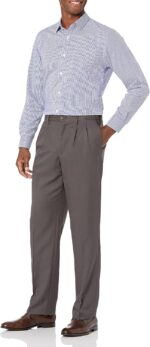 Amazon Essentials Men's Classic-Fit Expandable-Waist Pleated Dress Pant - Image 5