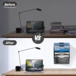 EASEPRES 5 Pocket Mesh Hanging Wall File Organizer, Wall Mounted Mail Paper Document Folder Holder, Clipboard Storage Organization Magazine Rack with Nametag Label for Office Home School, Black - Image 5