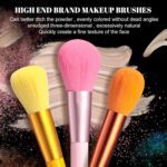 BS-MALL Children Makeup Brushes Colorful 12 Pcs Makeup Brush Set Foudation Concealer Blush Eyeshadow Brush - Image 3