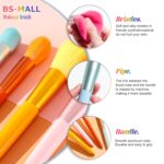 BS-MALL Children Makeup Brushes Colorful 12 Pcs Makeup Brush Set Foudation Concealer Blush Eyeshadow Brush - Image 7