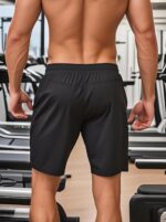 Men's Athletic Shorts Secure Pockets Gym Running Basketball Workout Elastic Waistband Quick Dry Activewear - Image 4