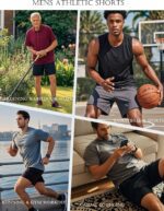 Men's Athletic Shorts Secure Pockets Gym Running Basketball Workout Elastic Waistband Quick Dry Activewear - Image 7