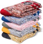 FEIDEER Hiking Walking Socks For Women, Multi-pack Outdoor Recreation Socks Moisture Wicking Crew Socks - Image 6