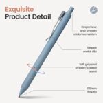 Gel Pens, 6pcs 0.5mm Fine Point Smooth Writing Pens, Quick Dry Black Ink Pens for Journaling and Note Taking, Cute Aesthetic Pens for Office School & Home Supplies - Image 3