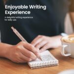 Gel Pens, 6pcs 0.5mm Fine Point Smooth Writing Pens, Quick Dry Black Ink Pens for Journaling and Note Taking, Cute Aesthetic Pens for Office School & Home Supplies - Image 8