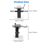 Charging Dock for Meta Quest 3S/Quest 3/Quest 2 Accessories,Quest 3S Charging Dock Adjustable Quick Charging Stand, Bottom LED Light & Non-Slip Mat - Image 7