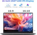 16 Inch Laptop Computer, Gaming Laptop 2025, 16GB RAM 1TB SSD, N150 Processor(Up to 3.6GHz), FHD 1920 * 1200, 180° Open, Backlit, BT4 WIFI5, Windows 11 Pro, 6000 mAh Battery, Student - Image 4