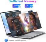 16 Inch Laptop Computer, Gaming Laptop 2025, 16GB RAM 1TB SSD, N150 Processor(Up to 3.6GHz), FHD 1920 * 1200, 180° Open, Backlit, BT4 WIFI5, Windows 11 Pro, 6000 mAh Battery, Student - Image 6