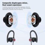 Bluetooth Wireless Headphones 16H Playtime Earbuds with Mic Stereo in-Ear Earphones, IPX7 Waterproof Sports Sound Isolation Headsets for Running, Gym, Workout - Image 4