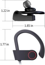 Bluetooth Wireless Headphones 16H Playtime Earbuds with Mic Stereo in-Ear Earphones, IPX7 Waterproof Sports Sound Isolation Headsets for Running, Gym, Workout - Image 9