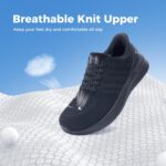 Wide Toe Box Shoes for Men Tennis Walking Sneakers with Arch Support Zero Drop Minimalist Design US 8-12 - Image 5