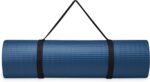 Gaiam Essentials Thick Yoga Mat Fitness & Exercise Mat with Easy-Cinch Yoga Mat Carrier Strap, 72"L x 24"W x 2/5 Inch Thick - Image 9