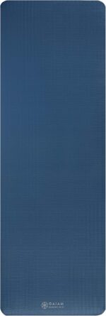 Gaiam Essentials Thick Yoga Mat Fitness & Exercise Mat with Easy-Cinch Yoga Mat Carrier Strap, 72"L x 24"W x 2/5 Inch Thick - Image 12