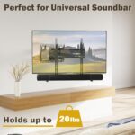Mounting Dream Soundbar Mount Sound Bar TV Bracket with Holes/Without Holes, Non-Slip Base Holder Extends 3.4" to 6.1", Up to 20 LBS, Safe and Easy to Install MD5425 - Image 8