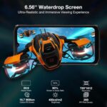 DOOGEE Blade10 Pro(2025) Android 15 Rugged Phone,10.7mm Ultra-Thin,30GB+256GB/TF 2TB,6.56”HD+90Hz Rugged Smartphone,5150mAh,50MP+8MP Camera,NFC/Widevine L1/Face ID/IP68/IP69K/3 Card Slot(Silver) - Image 6