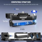 NEEWER Backpack Camera Clip Mount with Square QR Plate, Upgraded Safety Latch, Quick Release Camera Belt Clip Backpack Strap Compatible with Peak Design PD QR System Canon Nikon Sony DSLRs, GP67 - Image 5