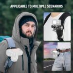 NEEWER Backpack Camera Clip Mount with Square QR Plate, Upgraded Safety Latch, Quick Release Camera Belt Clip Backpack Strap Compatible with Peak Design PD QR System Canon Nikon Sony DSLRs, GP67 - Image 7