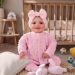 BABESIDE Reborn Baby Dolls Sunny - 17Inch Cute Soft Vinyl Realistic Baby Doll Poseable Smiling Real Life Baby Dolls with Complete Accessories for 3+ Years Old Gifts - Image 5