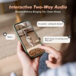 Automatic Cat Feeder with Camera - 5G WiFi Timed Cat Food Dispenser, 1080P HD Video with Night Vision, 1-15 Meals, 1-99 Portions, 2-Way Audio, Keeps Dry Food Fresh, 5L Auto Pet Feeder Also for Dogs - Image 5