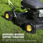 (2-Pack) BIG RED 10'' Solid Rubber Tires and Wheels, 4.10/3.50-4" Flat Free Tubeless with 5/8" Axle Bore Hole Bearings, 2.17"Offset Hub, For Truck,Wheelbarrow, Utility Cart, Dolly, Garden - Image 4