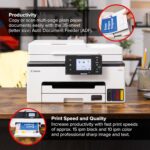Canon Megatank GX2020 All-in-One Wireless Supertank [Megatank] Printer | Print, Copy and Scan| Mobile Printing |2.7" LCD Color Touchscreen | Auto Document Feeder and Auto Duplex Printing - Image 3
