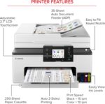 Canon Megatank GX2020 All-in-One Wireless Supertank [Megatank] Printer | Print, Copy and Scan| Mobile Printing |2.7" LCD Color Touchscreen | Auto Document Feeder and Auto Duplex Printing - Image 5