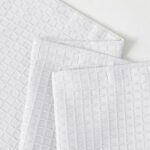 H HALSTON White Fabric Shower Curtain Hotel-Style Bathroom Decor, Water-Repellent, Machine Washable, 72x72 Inches, Elegant Spa-Inspired Look, Minimalist Modern Design - Image 7