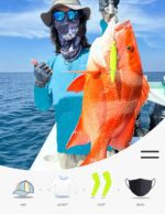 Men's Sun Protection Fishing Shirts UPF 50+ Lightweight Hoodie Long Sleeve UV SPF Hooded Shirts with Mask Rash Guard - Image 5