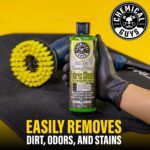 Chemical Guys Foaming Citrus Fabric Clean & Drill Brush Kit - High-Foaming Stain & Odor Remover for Car Carpets, Upholstery & Floor Mats - Deep Cleans & Deodorizes, Citrus Scent - 16 fl oz - Image 5