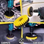 Chemical Guys Foaming Citrus Fabric Clean & Drill Brush Kit - High-Foaming Stain & Odor Remover for Car Carpets, Upholstery & Floor Mats - Deep Cleans & Deodorizes, Citrus Scent - 16 fl oz - Image 7